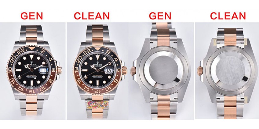 Super Clone VS. Real: Clean Factory Rolex GMT-MASTER II 126711