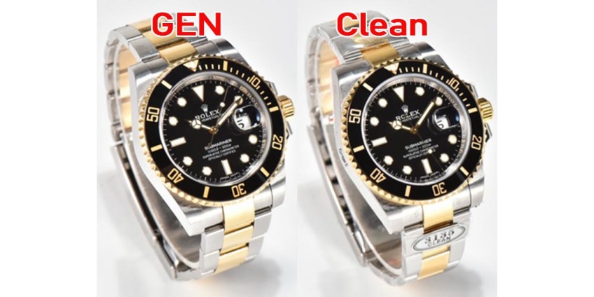 Super Clone VS. Real: Clean Factory Rolex Submariner 40mm 116613LN