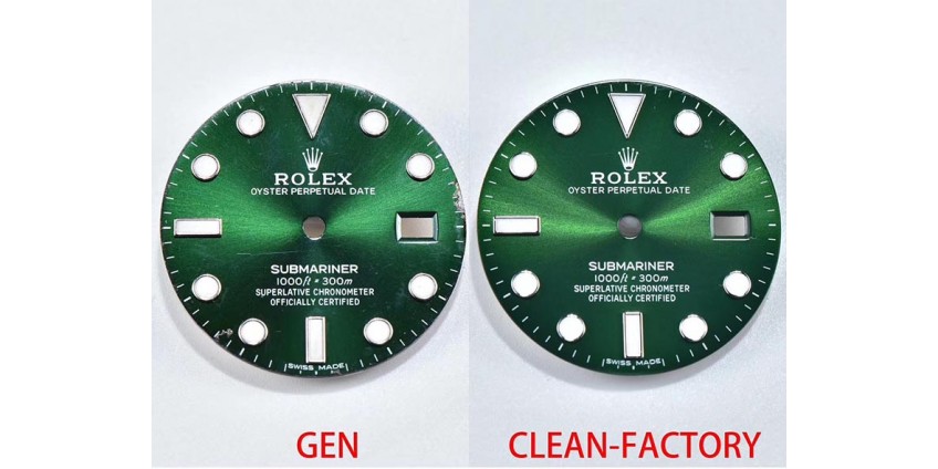 Super Clone VS. Real: Clean Factory Rolex Submariner 40mm HULK