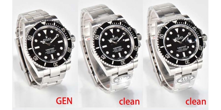 Super Clone VS. Real: Clean Factory Rolex Submariner 40mm 116610LN