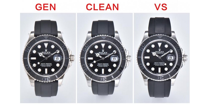 Super Clone VS. Real: Clean Factory Yacht-Master 226659