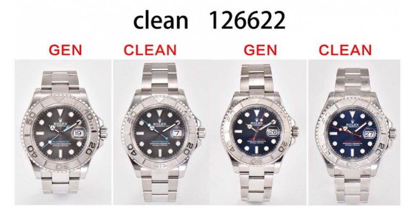 Super Clone VS. Real: Clean Factory Rolex YachtMaster 40MM