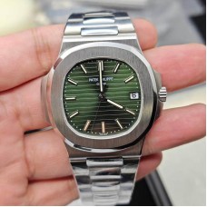 Patek Philippe Nautilus 5711/1A-014 Green Customized Modifications Base On 3K Factory+Buff Dial/Hands/Date