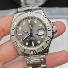 ROLEX YACHTMASTER Gray  Real/Genuine/Original Accessories Modifications:Dial+Hands+Bezel+Crystal+Date+Crown
