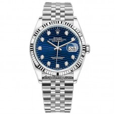 Clean Factory Rolex Datejust 36MM  126234-0057  Jubilee Blue Dial / BEST QUALITY