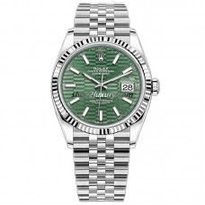 Clean Factory Rolex Datejust 36MM  126234  Jubilee Green Dial / BEST QUALITY