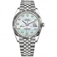 Clean Factory Rolex Datejust 41MM  126334-0020 Jubilee Mother-of-pearl Dial / BEST Quality 