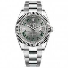 Clean Factory Rolex Datejust 41MM  126334-0021 Wimbledon Oyster Bracelets / BEST Quality 