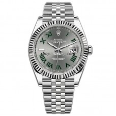 Clean Factory Rolex Datejust 41MM  126334-0022 Wimbledon Jubilee / BEST Quality 