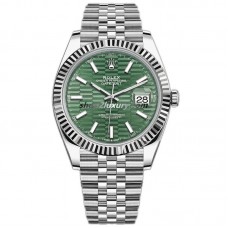 Clean Factory Rolex Datejust 41MM  126334-0030 Green Dial  Jubilee / BEST Quality 