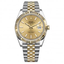 Clean Factory Rolex Datejust 41MM 126333-0010 Rolesor Yellow Fluted / Jubilee / Champagne/ BEST Quality 