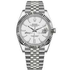 Clean Factory Rolex Datejust 41MM  126334-0010 Jubilee White Dial / BEST Quality 