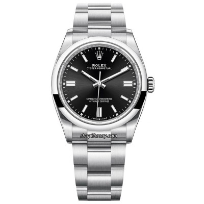 Clean Factory Rolex Oyster Perpetual Black Dial 36 MM 3230 Model:126000-0002 /Focus On The Best Quality