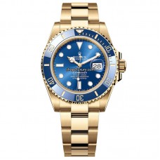 Clean Factory Submariner 126618LB 41 MM  Gold Blue  V4/ Focus On The Best Rep