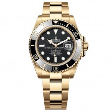 Clean Factory Submariner 126618LN 41 MM  Gold/Black  V4/ Focus On The Best Rep