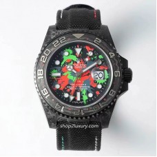 DIW GMT-MASTER II CARBON RED/GREEN/ FOCUS ON THE BEST REP