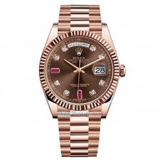 EW Factory Rolex Day-Date  40 MM Model 228235 Chocolate Dial