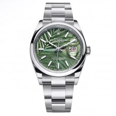 EW Factory ROLEX DATEJUST 36MM  126200-0020 Palm Leaves Dial