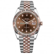 EW Factory ROLEX DATEJUST 41MM  126331-0004 S/R Jubilee Chocolate Dial 