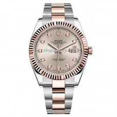 EW Factory ROLEX DATEJUST 41MM  126331-0007 S/R Oyster Bracelets Pink Dial 
