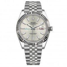 EW Factory ROLEX DATEJUST 41MM  126334-0004  Silver Dial Jubilee 