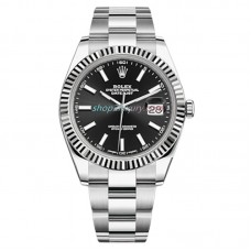 EW Factory ROLEX DATEJUST 41MM  126334-0017 Black Dial Oyster Bracelets