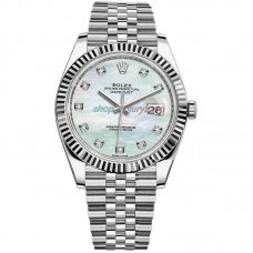 EW Factory ROLEX DATEJUST 41MM  126334-0020 Mother-of-pearl Dial Jubilee