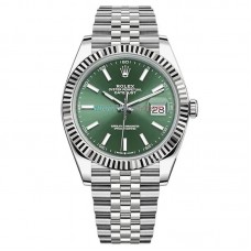 EW Factory ROLEX DATEJUST 41MM  126334-0028 Mint Green