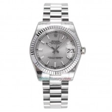 GS Factory Rolex Datejust 31MM LADIES 178274-0025  Silver Dial