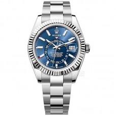 ZF Factory Rolex Sky-Dweller Blue 42 Oyster Reference 336934-0005 PR 70H/Focus On The Test Quality