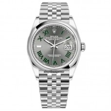 VS FACTORY  DATEJUST 36MM WIMBLEDON JUBILEE 126200-0017 / POWER RESERVE 72 HOURS BEST QUALITY
