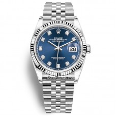 VS FACTORY  DATEJUST 36MM 126234-0037 BLUE DIAL / POWER RESERVE 72 HOURS BEST QUALITY