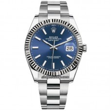 VS FACTORY  DATEJUST 41MM 126334-0001 BLUE DIAL POWER RESERVE 72 HOURS BEST QUALITY