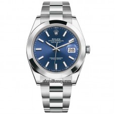 VS FACTORY  DATEJUST 41MM 126300-0001 BLUE DIAL POWER RESERVE 72 HOURS BEST QUALITY