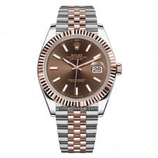 VS FACTORY  DATEJUST 41MM 126331-0002 COFFEE DIAL POWER RESERVE 72 HOURS BEST QUALITY