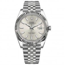 VS FACTORY  DATEJUST 41MM 126334-0004 SILVER DIAL POWER RESERVE 72 HOURS BEST QUALITY