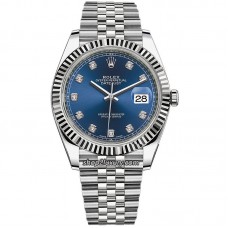 VS FACTORY  DATEJUST 41MM 126334-0016 BLUE DIAL POWER RESERVE 72 HOURS BEST QUALITY