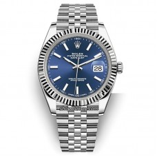 VS FACTORY  DATEJUST 41MM 126334-0017 BLUE DIAL POWER RESERVE 72 HOURS BEST QUALITY