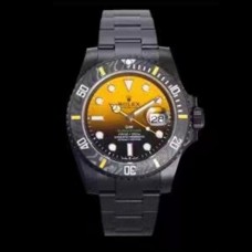 VS FACTORY DIW SUBMARINER NEW ARRIVAL 40 MM DLC YELLOW DIAL / ONLY FOCUS ON BEST REP