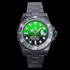 VS FACTORY DIW SUBMARINER NEW ARRIVAL 40 MM DLC GREEN DIAL / ONLY FOCUS ON BEST REP