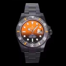 VS FACTORY DIW SUBMARINER NEW ARRIVAL 40 MM DLC ORANGE DIAL / ONLY FOCUS ON BEST REP