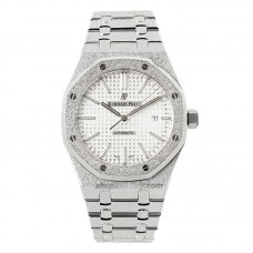 APS Factory Royal Oak 15400 FROSTED GOLD WHITE DIAL/Only Focus On Best Quality