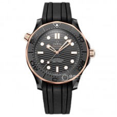 VS FACTORY OMEGA Seamaster Diver 300M Master Co-Axial 43.5 Black/Rose Gold 210.62.44.20.01.001 /FOCUS ON BEST QUALITY